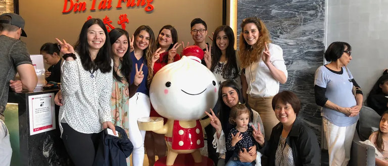 Team outing at Din Tai Fung